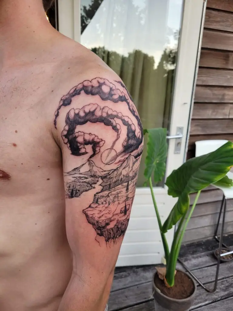 Foto van een gezette tattoo – Windii Ink portfolio