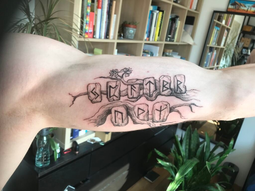 Foto van een gezette tattoo – Windii Ink portfolio